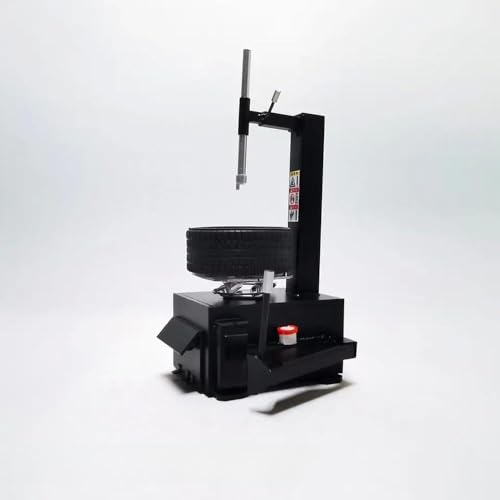 FKRTQIYN 1/18 Skala -Reifen -Ziehmaschine und Reifengaragenreparaturwerkzeug für Automodell -DIY -Projekte und simulierte Szenen(BK) von FKRTQIYN