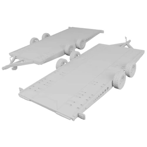 FKRTQIYN 1/24 Flat Trailer Model für Trendige Spielzeugkollektoren von FKRTQIYN