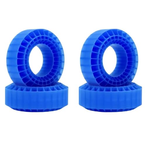 FKRTQIYN 1,9 Zoll RC Crawler-Reifen-Kiesel-Gel-Einsatzschaum 108x42mm kompatibel mit Crawler-Modellen mit 1/10 Skala wie CMX VS4-10(Blue 4pcs) von FKRTQIYN
