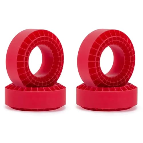FKRTQIYN 1,9 Zoll RC Crawler-Reifen-Kiesel-Gel-Einsatzschaum 108x42mm kompatibel mit Crawler-Modellen mit 1/10 Skala wie CMX VS4-10(Red 4pcs) von FKRTQIYN