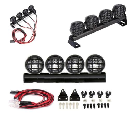 FKRTQIYN 1:24 Light Bar -Scheinwerferkompatibel mit SCX24 AXI00001 CAR Buggy -Upgrade -Teile von FKRTQIYN