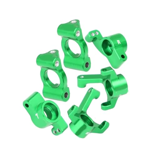FKRTQIYN 1:24 Skala 2WD Buggy Compatible Aluminium 7075 Upgrade -Teile für RTR RC Modell LOS00007(GN (Steering Cup)) von FKRTQIYN