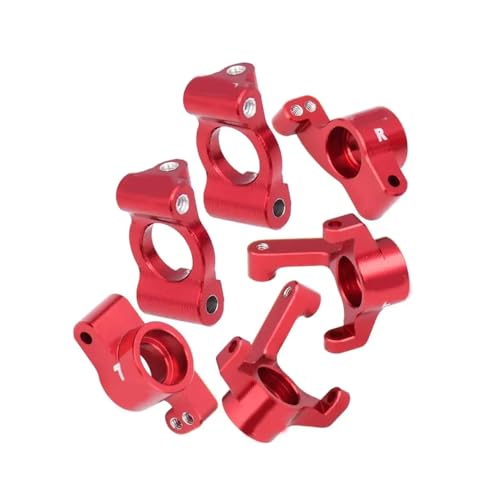 FKRTQIYN 1:24 Skala 2WD Buggy Compatible Aluminium 7075 Upgrade -Teile für RTR RC Modell LOS00007(RD (Steering Cup)) von FKRTQIYN