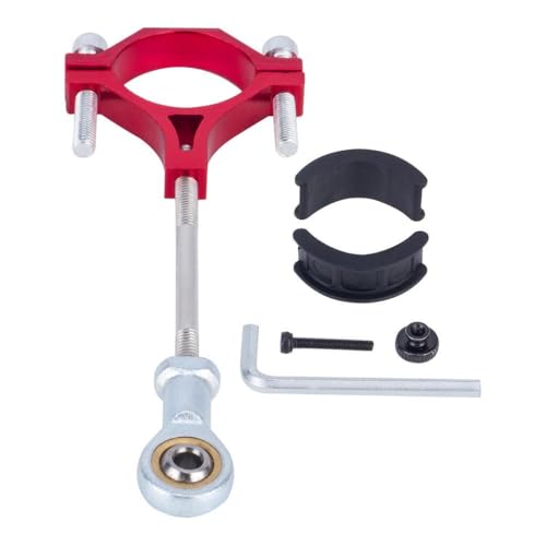 FKRTQIYN 1PCS Metall Tow Haken Anhänger Haken Anschlussstange für 1/10 1/8 1/7 Skala RC Crawler Car Off Road Fahrzeug Campingzubehör Upgrade Teile kompatibel mit verschiedenen RC -Modellen(Red) von FKRTQIYN