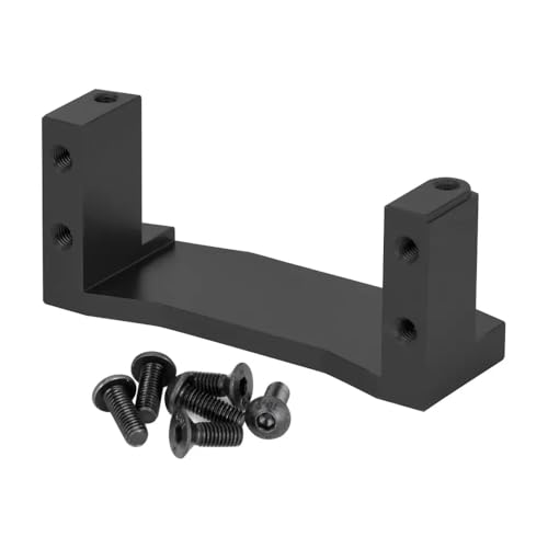 FKRTQIYN 1pcs Aluminium -Servo -Mount -Basishalter 54977 kompatibel mit 1 10 -Skala -RC -Automodellen TT02 TT 02 Upgrade -Teile passt zu verschiedenen Servo -Typen(Black) von FKRTQIYN