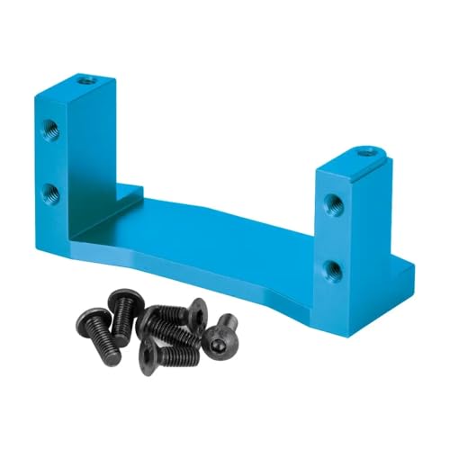 FKRTQIYN 1pcs Aluminium -Servo -Mount -Basishalter 54977 kompatibel mit 1 10 -Skala -RC -Automodellen TT02 TT 02 Upgrade -Teile passt zu verschiedenen Servo -Typen(Blue) von FKRTQIYN