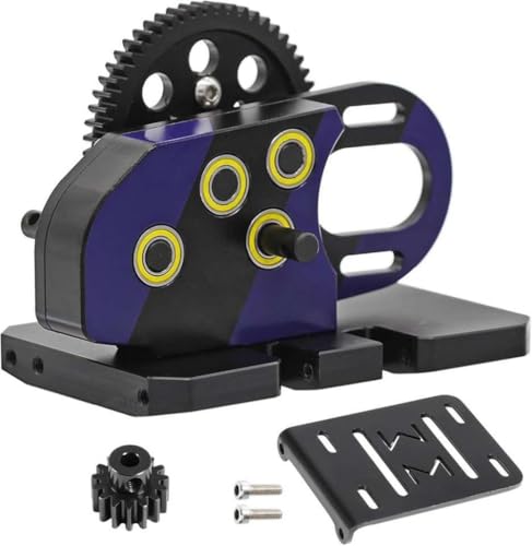 FKRTQIYN 30% Overdrive Metall -Differentialgetriebe mit Skidplatte für Fahrzeuge mit 1/10 -Skala, die mit verschiedenen Getriebe kompatibel sind(Purple) von FKRTQIYN