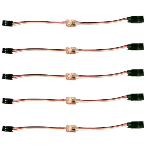 FKRTQIYN 5pcs Set 5X 5-6 V Stahlausrüstung Servo langsamer Reduktionsmodul für RC-Modelle und Flugzeugzubehör von FKRTQIYN