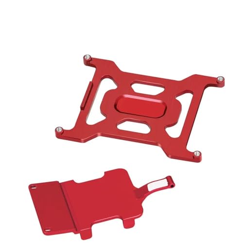 FKRTQIYN Aluminium 7075 Klammerhalter für ESC und Empfänger, die mit 1/24 Skala B -Spielzeugteilen kompatibel ist(RD) von FKRTQIYN