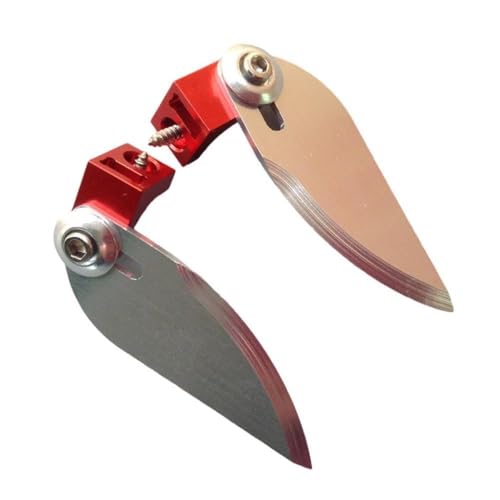 FKRTQIYN Aluminium -Upgrade -Teile für UDI903 kompatible RC -Bootsrudderpropeller und Flossen für bürstenlosen Schnellboot drehen(Black) von FKRTQIYN