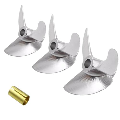 FKRTQIYN Aluminiumpropeller für RC -Bootsmodelle kompatibel mit 36 ​​mm 38 mm 40 mm 4mm 4,76 mm Wellen Upgrade -Ersatzteile(36mm) von FKRTQIYN
