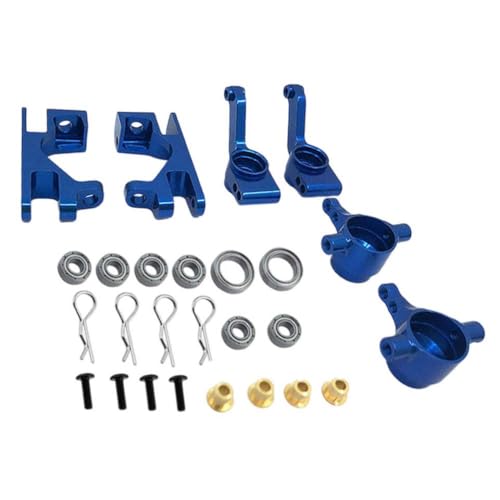FKRTQIYN C-Hub-Upgrade-Teile kompatibel mit 1/10 Skala 5807 Stampede 4x4 C-Arm RC-Autos und Crawlers(Blue) von FKRTQIYN