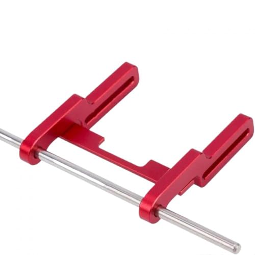 FKRTQIYN Einstellbare vordere Stoßfänger mit Werkzeugen für den kompatiblen RC -Crawler- und -Modellen von 1/18 Skala(Red) von FKRTQIYN
