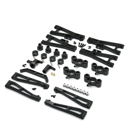 FKRTQIYN Metall Suspension ARM -Stützmittelträger mit J3 1/10 RC -Auto -Upgrade -Teilen kompatibel(Black) von FKRTQIYN