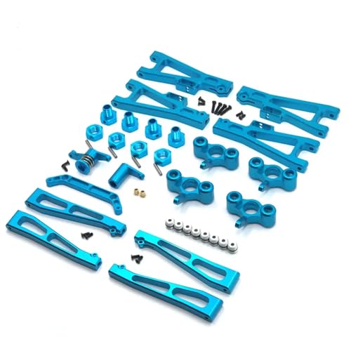FKRTQIYN Metall Suspension ARM -Stützmittelträger mit J3 1/10 RC -Auto -Upgrade -Teilen kompatibel(Blue) von FKRTQIYN