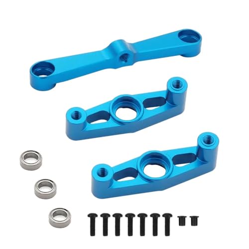 FKRTQIYN Metalllenkerbaugruppe mit Lagervergleich mit TT02 TT-02 1/10 RC-Auto-Upgrade-Teilen DIY von FKRTQIYN