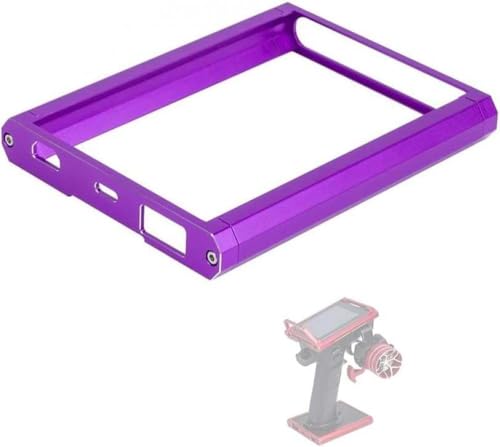 FKRTQIYN Metallschutzrahmen und Halterung für RC -Sender kompatibel mit Noble Lite NB4 NB4 Pro Upgrade -Teilen(Lower Bracket Purple) von FKRTQIYN