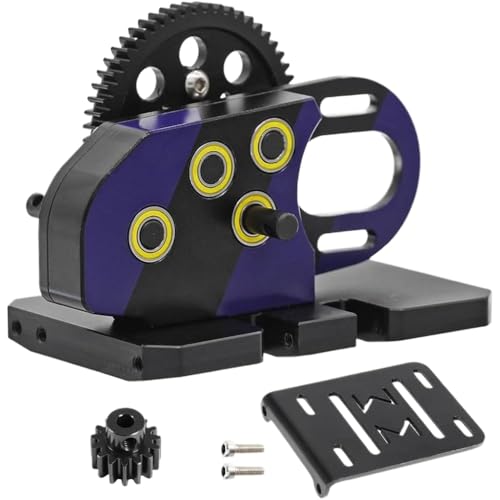 FKRTQIYN Overdrive Metall -Differentialgetriebe mit Skidplatte für 1/10 kompatible Getriebe(Purple) von FKRTQIYN
