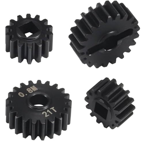 FKRTQIYN Steel 14T bis 21T -Portal Zahnräder für 1/10 RC Crawler F9 kompatibel mit 27% UTB10 Overdrive Metal Getriebe FKRTQIYN Steel 14T bis 21T -Portal Zahnräder für 1/10 RC Crawler F9 kompatibel mit 27% UTB10 Overdrive Metal Getriebe von FKRTQIYN