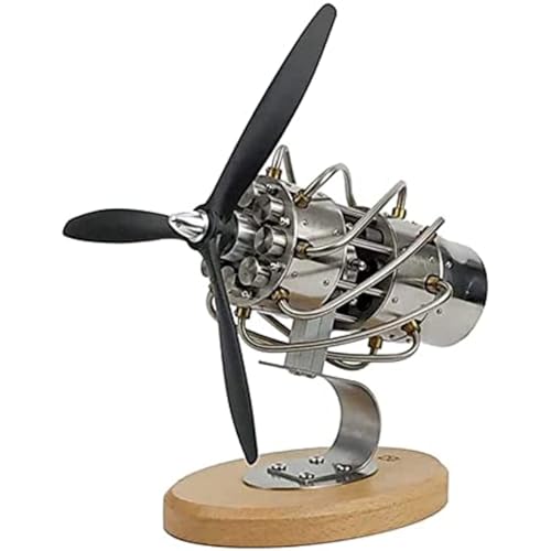 FLADO 16-Zylinder-Stirlingmotor-Modell, Taumelscheibenmotor, Physik-Lernspielzeug von FLADO