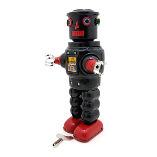 FLADO Kinderspielzeug MS640, mechanischer Roboter, Blechspielzeug, Post-80er-Jahre-Eisenblech, Retro-Aufziehspielzeug, kreatives Vintage-Sammelgeschenk für Jungen und Mädchen FLADO Kinderspielzeug MS640, mechanischer Roboter, Blechspielzeug, Post-80er-Jahre-Eisenblech, Retro-Aufziehspielzeug, kreatives Vintage-Sammelgeschenk für Jungen und Mädchen von FLADO