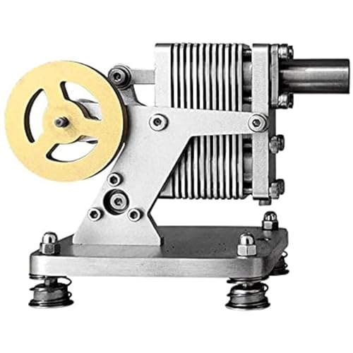 FLADO Stirlingmotor-Bausatz, Vollmetall-Stirlingmotor-Generator-Modell, Strom-Mini-Generatormotor, Dampfphysikalisches Experiment, Geschenk für Erwachsene und Kinder von FLADO