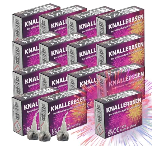 FLAME X BURN 500x Fun Snaps & Knallerbsen für Knallvergnügen für Silvester - Knallteufel für Jugendliche und Kinder geeignet (500x) von FLAME X BURN
