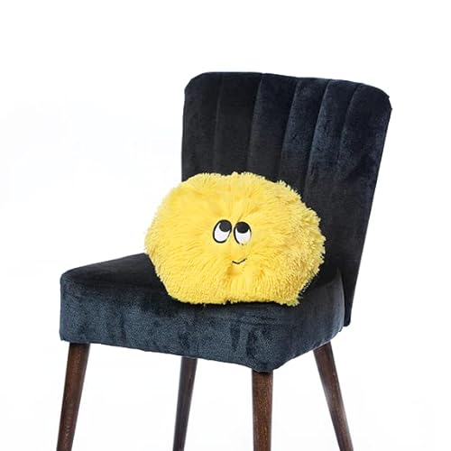 Flauschn Original babyFLAUSCHN 30cm, Aspen Gold Yellow gelb Super Flauschiger Freund zum Kuscheln, Entspannen, Relaxen, Einschlafen, Wohlfühlen, Kuschelkissen von FLAUSCHN