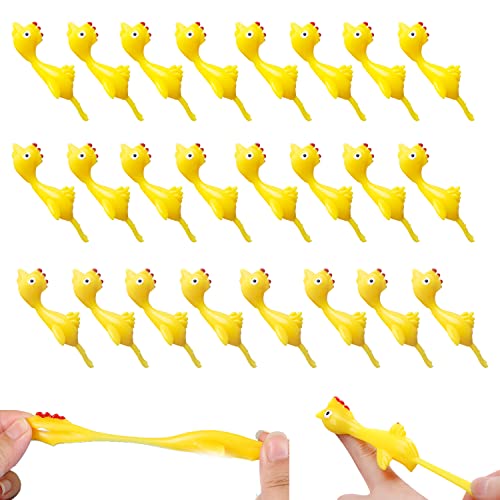 30 Stück Schleuder Huhn Strecken Fliegende Hühner Schnipsen Spielzeug Gummi Huhn Spielzeug Neuheit Katapult Huhn Lustig Finger Dehnbar Huhn für Büro Streiche Spielzeug Party Gelb 30 Stück Schleuder Huhn Strecken Fliegende Hühner Schnipsen Spielzeug Gummi Huhn Spielzeug Neuheit Katapult Huhn Lustig Finger Dehnbar Huhn für Büro Streiche Spielzeug Party Gelb von FLAVNTEL