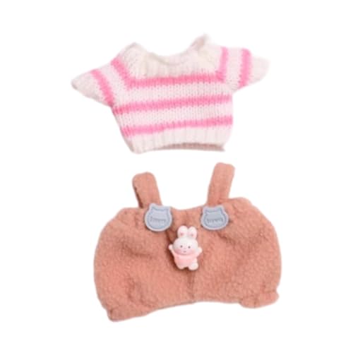 FLCPJGV 2 Stück Puppenhosen Und T Shirt Set für Kleine Mädchenpuppen, Modeaccessoires für 15–17 cm Große Puppen FLCPJGV 2 Stück Puppenhosen Und T Shirt Set für Kleine Mädchenpuppen, Modeaccessoires für 15–17 cm Große Puppen von FLCPJGV