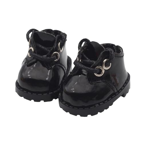 FLCPJGV Puppenschuhe für Kleine Mädchen, Ankleidezubehör für 15 cm Puppen, Schwarz FLCPJGV Puppenschuhe für Kleine Mädchen, Ankleidezubehör für 15 cm Puppen, Schwarz von FLCPJGV