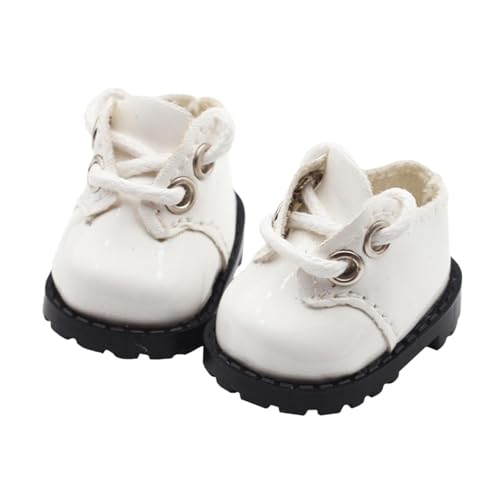 FLCPJGV Puppenschuhe für Kleine Mädchen, Ankleidezubehör für 15 cm Puppen, Weiß FLCPJGV Puppenschuhe für Kleine Mädchen, Ankleidezubehör für 15 cm Puppen, Weiß von FLCPJGV