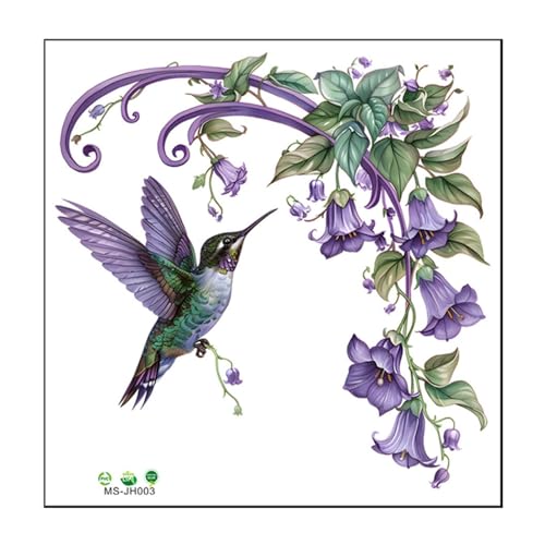 FLCPJGV Wandtattoo mit Und Blumen, Modernes Bürozimmer, Selbstklebend von FLCPJGV