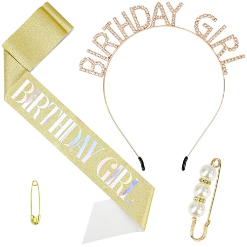 FLEXNOVA Geburtstags Krone, Geburtstagskrone Geburtstags Schärpe Geburtstag Happy Birthday Krone Glitter Birthday Girl Geburtstagsschärpe Geburtstagshut Partykrone für Mädchen Kinder Party FLEXNOVA Geburtstags Krone, Geburtstagskrone Geburtstags Schärpe Geburtstag Happy Birthday Krone Glitter Birthday Girl Geburtstagsschärpe Geburtstagshut Partykrone für Mädchen Kinder Party von FLEXNOVA