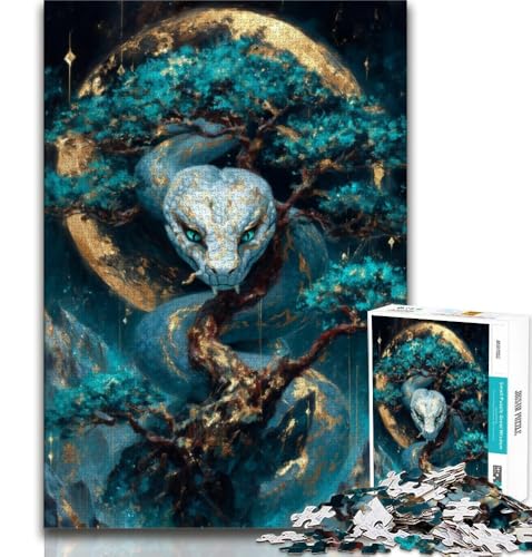 1000-teiliges Puzzle für Erwachsene und Jugendliche, Magische Schlange, Denkspiel, Geschenke für Freunde und Familie ab 14 Jahren, 38x26cm 1000-teiliges Puzzle für Erwachsene und Jugendliche, Magische Schlange, Denkspiel, Geschenke für Freunde und Familie ab 14 Jahren, 38x26cm von FLKFDOZ