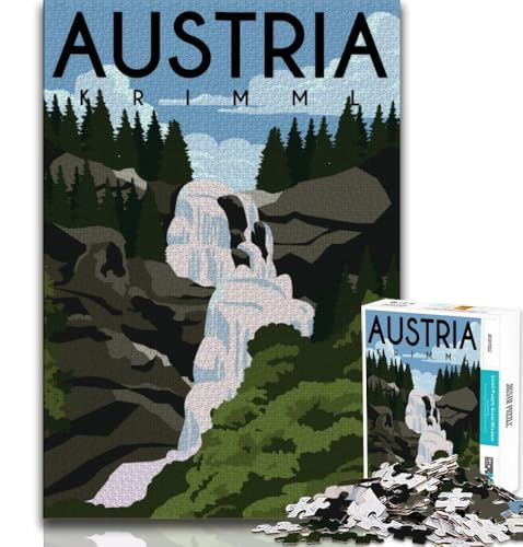 1000-teiliges Puzzle für Erwachsene und Jugendliche, Weltreiseposter, Denkspiel, Geschenke für Freunde und Familie ab 14 Jahren, 38x26cm 1000-teiliges Puzzle für Erwachsene und Jugendliche, Weltreiseposter, Denkspiel, Geschenke für Freunde und Familie ab 14 Jahren, 38x26cm von FLKFDOZ