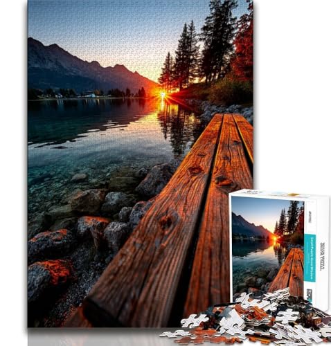 1000-teiliges Puzzle für Erwachsene und Jugendliche, wunderschöne Berge und Seen, Lernspiele, Heimdekoration, ganze Familie, 38x52cm 1000-teiliges Puzzle für Erwachsene und Jugendliche, wunderschöne Berge und Seen, Lernspiele, Heimdekoration, ganze Familie, 38x52cm von FLKFDOZ