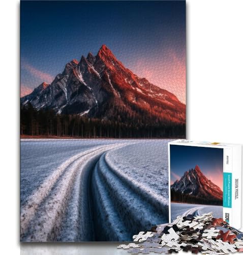 1000-teiliges Puzzle für Erwachsene und Jugendliche, wunderschöne Berge und Seen, anspruchsvolles Spiel, ganze Familie, 38x26cm 1000-teiliges Puzzle für Erwachsene und Jugendliche, wunderschöne Berge und Seen, anspruchsvolles Spiel, ganze Familie, 38x26cm von FLKFDOZ