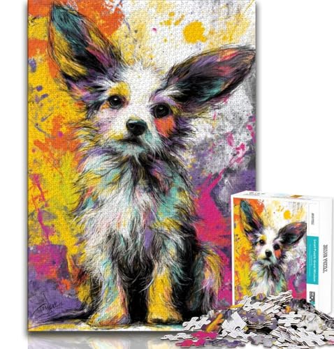 1000-teiliges Puzzle für Erwachsene und Teenager, Hund, Denkspiel, Geschenke für Freunde und Familie ab 14 Jahren, 38x26cm 1000-teiliges Puzzle für Erwachsene und Teenager, Hund, Denkspiel, Geschenke für Freunde und Familie ab 14 Jahren, 38x26cm von FLKFDOZ