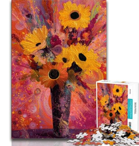 1000-teiliges Puzzle für Teenager, Blumen in Einer Vase, Malen, Analyse und Logik, ganze Familie, geeignet für und 14, 38x26cm 1000-teiliges Puzzle für Teenager, Blumen in Einer Vase, Malen, Analyse und Logik, ganze Familie, geeignet für und 14, 38x26cm von FLKFDOZ