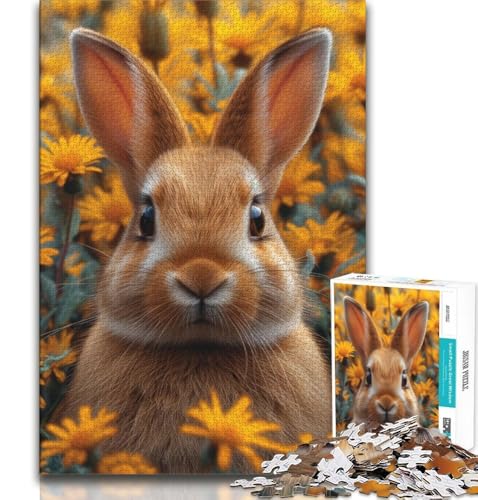 1000-teiliges Puzzle für Teenager, Dschungelhase, Denkspiel, Spielzeug, jedes Teil ist einzigartig – anspruchsvolles Familienspiel, geeignet für Kinder und Jugendliche ab 14 Jahren, 38x26cm 1000-teiliges Puzzle für Teenager, Dschungelhase, Denkspiel, Spielzeug, jedes Teil ist einzigartig – anspruchsvolles Familienspiel, geeignet für Kinder und Jugendliche ab 14 Jahren, 38x26cm von FLKFDOZ