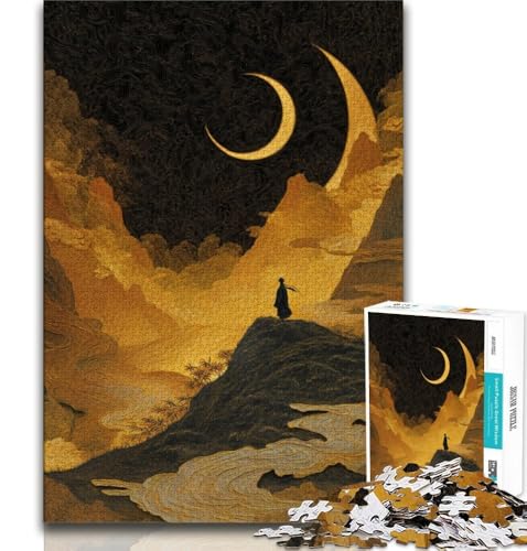 1000-teiliges Puzzle mit Bergen im japanischen Stil für Erwachsene und Jugendliche, Lernspielzeug, ganze Familie, 38x52cm 1000-teiliges Puzzle mit Bergen im japanischen Stil für Erwachsene und Jugendliche, Lernspielzeug, ganze Familie, 38x52cm von FLKFDOZ