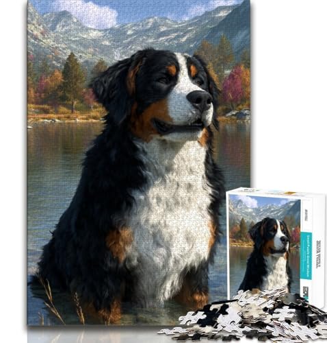 2000-teiliges Puzzle für Erwachsene, Berner Sennenhund, hilft dem Gehirn, süchtig machendes Spielzeug zu trainieren, um Geduld zu fördern, Künstlersammlung, bildende Kunst, 70x100cm 2000-teiliges Puzzle für Erwachsene, Berner Sennenhund, hilft dem Gehirn, süchtig machendes Spielzeug zu trainieren, um Geduld zu fördern, Künstlersammlung, bildende Kunst, 70x100cm von FLKFDOZ