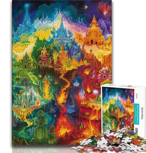 2000-teiliges Puzzle für Erwachsene, Geschenke, Buddha-Statuen, für Lernspiele, Herausforderung, Spielzeug, Künstlersammlung, bildende Kunst, 70x100cm 2000-teiliges Puzzle für Erwachsene, Geschenke, Buddha-Statuen, für Lernspiele, Herausforderung, Spielzeug, Künstlersammlung, bildende Kunst, 70x100cm von FLKFDOZ