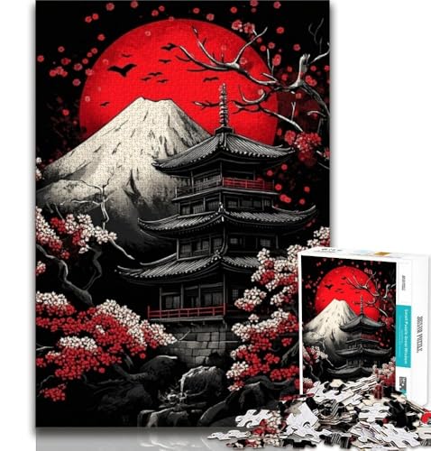 2000-teiliges Puzzle für Erwachsene und Jugendliche, Berg Fuji, Japan, Lernspiele, Heimdekoration, ganze Familie, 70x100cm von FLKFDOZ