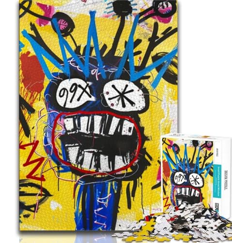 2000-teiliges Puzzle für Erwachsene und Jugendliche im Basquiat-Stil für Kinder,zum Stressabbau,schwierige Herausforderung,jedes Teil ist einzigartig – anspruchsvolles,unterhaltsames Familienspiel 2000-teiliges Puzzle für Erwachsene und Jugendliche im Basquiat-Stil für Kinder,zum Stressabbau,schwierige Herausforderung,jedes Teil ist einzigartig – anspruchsvolles,unterhaltsames Familienspiel von FLKFDOZ