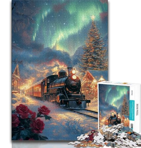 2000-teiliges Puzzle für Erwachsene und Teenager, Aurora-Zug, Lernspiele, Heimdekoration, einzigartige Heimdekoration und Geschenke, 70x100cm 2000-teiliges Puzzle für Erwachsene und Teenager, Aurora-Zug, Lernspiele, Heimdekoration, einzigartige Heimdekoration und Geschenke, 70x100cm von FLKFDOZ