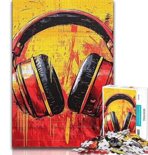 2000-teiliges Puzzle für Jugendliche und Erwachsene, künstlerische Kopfhörer, anspruchsvoll zu vervollständigen, Aber lustig und humorvoll, einzigartige Geburtstags- und Geschenkideen, 70x100cm 2000-teiliges Puzzle für Jugendliche und Erwachsene, künstlerische Kopfhörer, anspruchsvoll zu vervollständigen, Aber lustig und humorvoll, einzigartige Geburtstags- und Geschenkideen, 70x100cm von FLKFDOZ