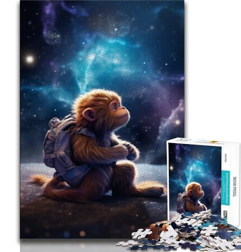 2000-teiliges Puzzle mit Tieraffen, anspruchsvolles Spiel und Familienspiel, ganze Familie, 70x100cm von FLKFDOZ