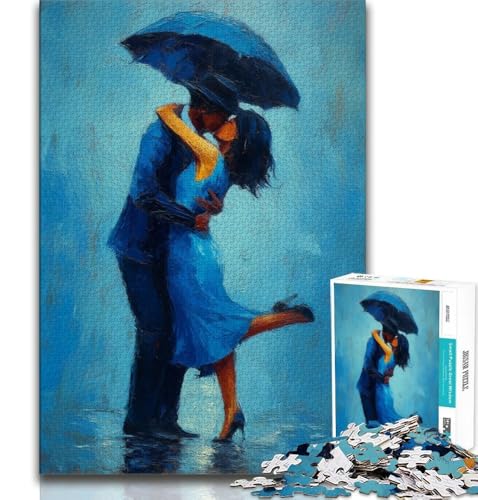 2000-teiliges Puzzle mit küssendem Paar für Erwachsene und Jugendliche, entspannendes intellektuelles Lernspielzeug, Geburtstagsgeschenk, Geschenke, Wandkunst, 70x100cm 2000-teiliges Puzzle mit küssendem Paar für Erwachsene und Jugendliche, entspannendes intellektuelles Lernspielzeug, Geburtstagsgeschenk, Geschenke, Wandkunst, 70x100cm von FLKFDOZ